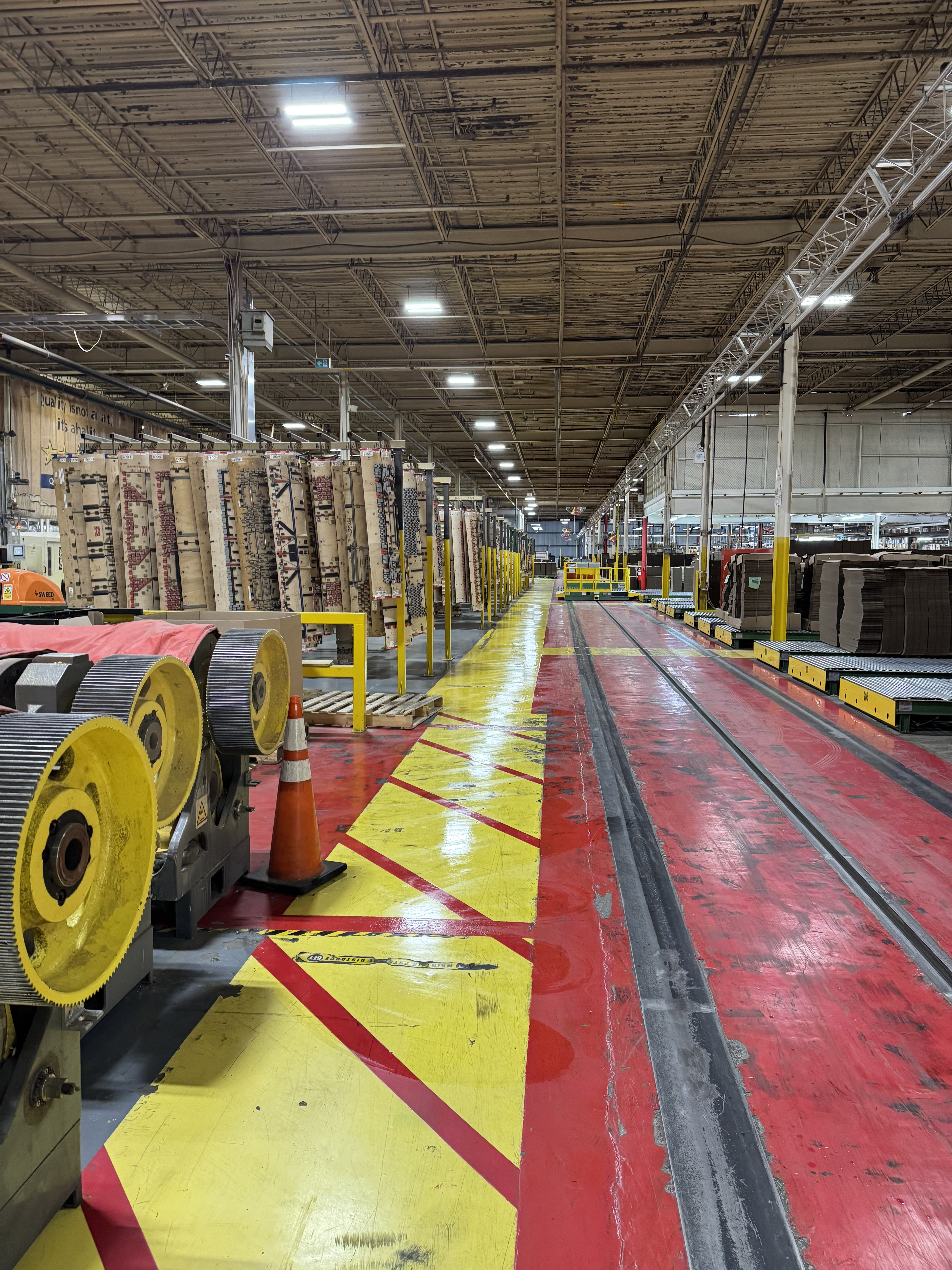 Freshly cleaned office lobby with seating area
