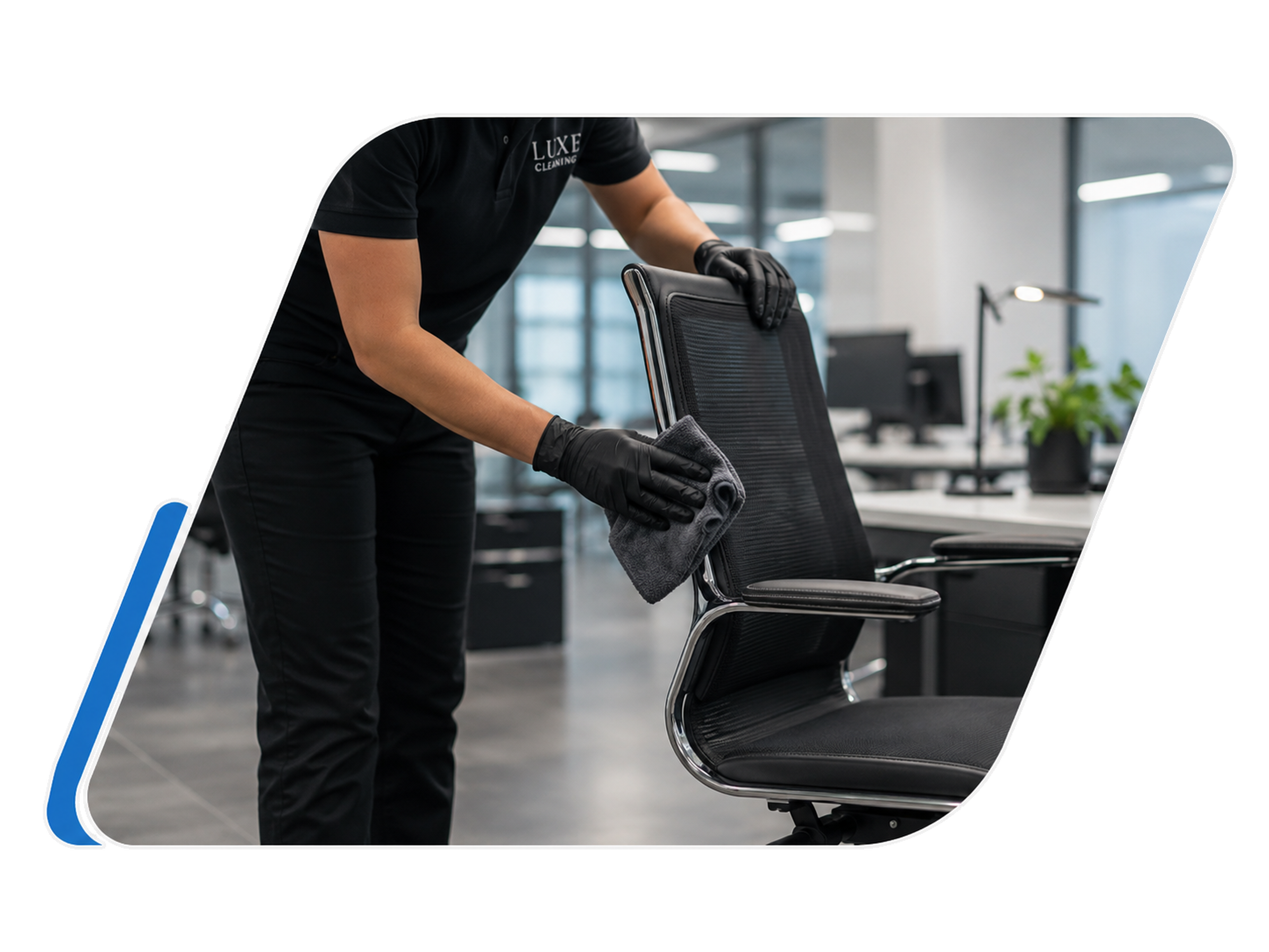 Detailing an office chair
