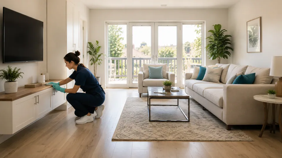 Clean and refreshed condo interior