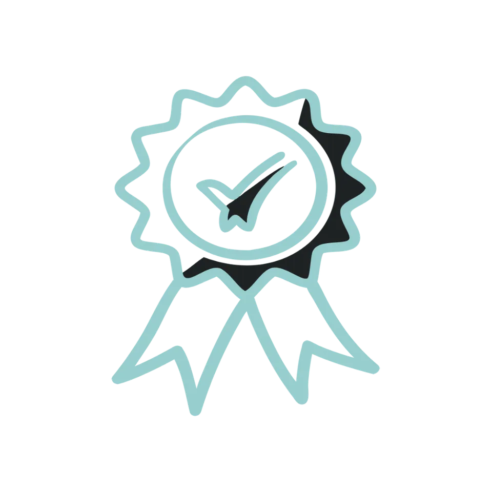 Satisfied customer trust graphic
