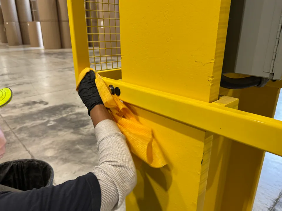 Commercial deep cleaning service result